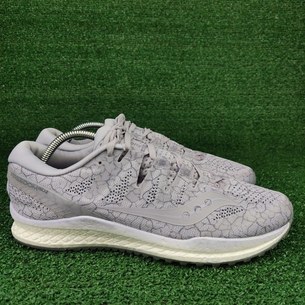 Saucony Shoes Womens 11 Purple Freedom ISO 2 Running Sneakers S10440-42 ISOKNIT